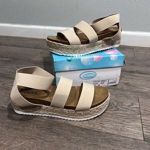 Soda Platform Sandals